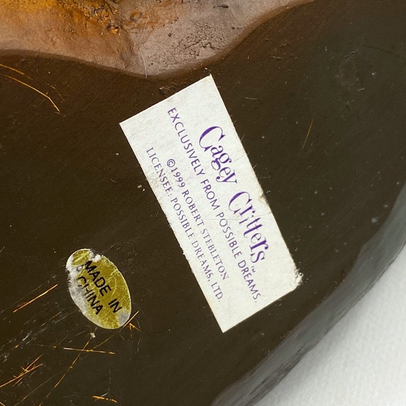 1999 Stebleton Cagey Critters "Dream Time" Cat & Mouse Figurine - Picture 8 of 8